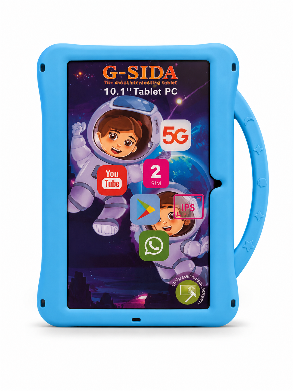 Tablette KIDS 10,1- 5G - WIFI- Couleur Bleu