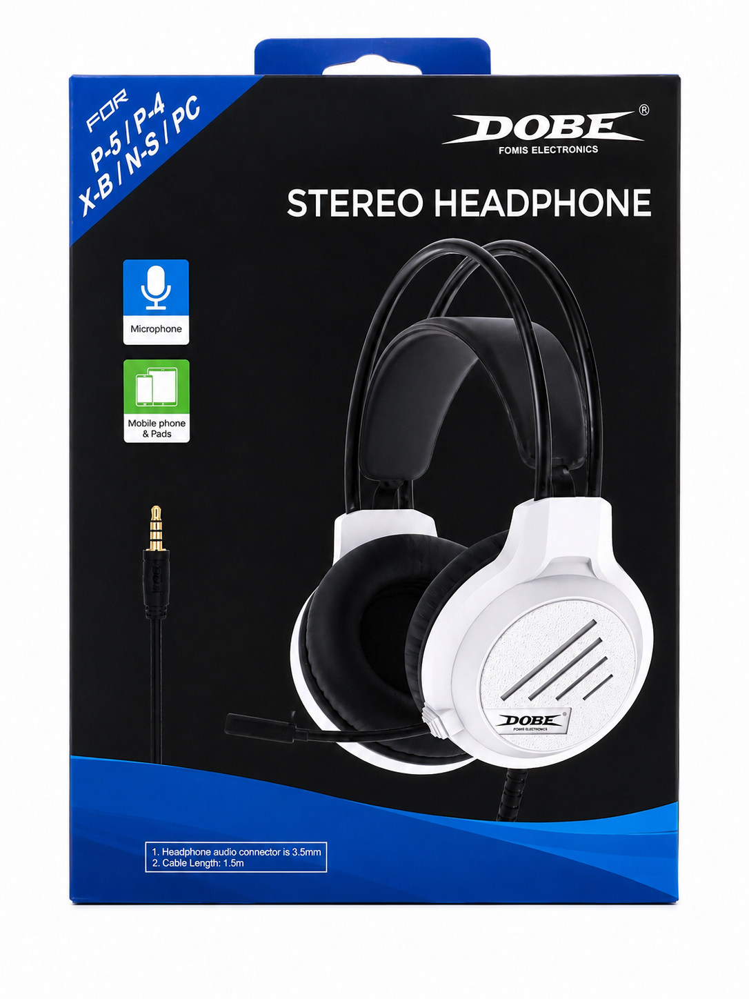 Casque stéréo avec microphone