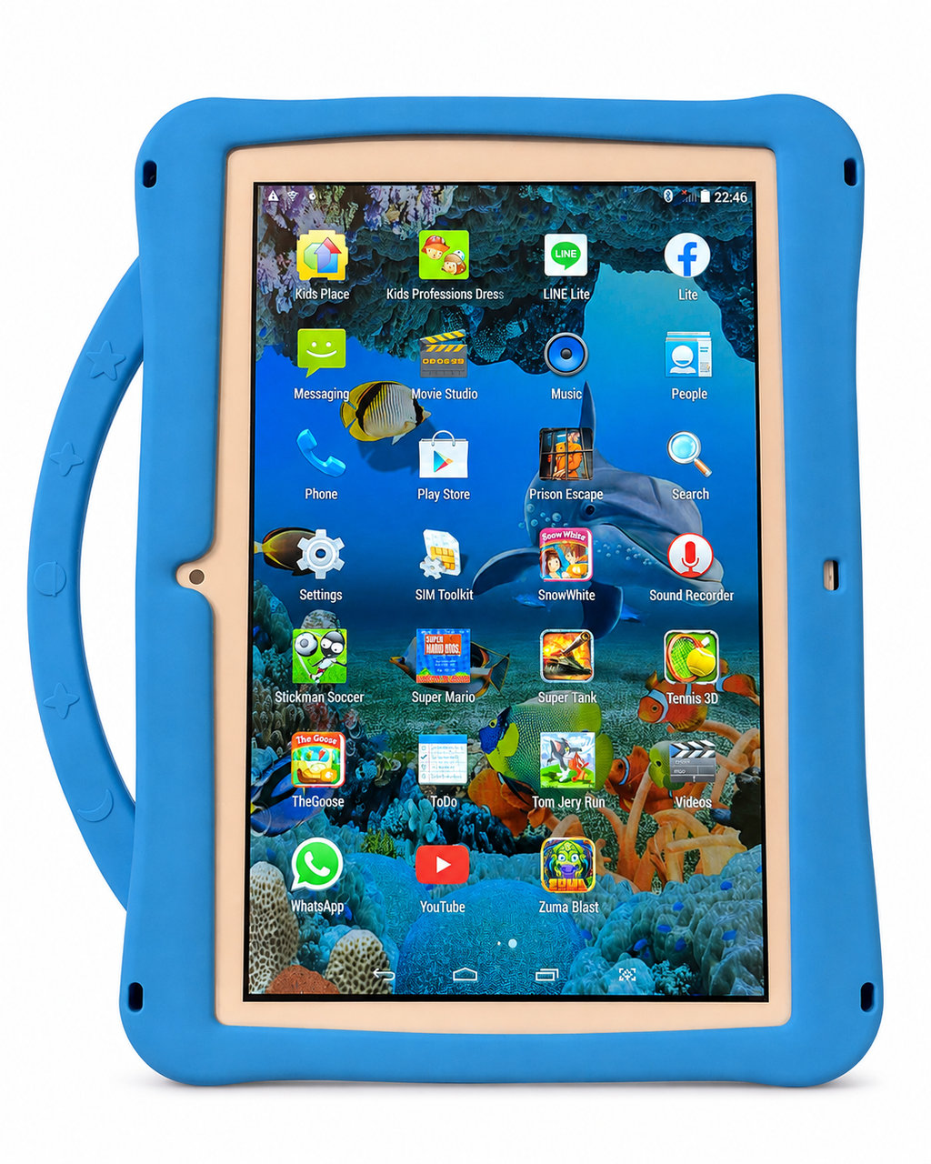 Tablette KIDS 10,1- 5G - WIFI- Couleur Bleu